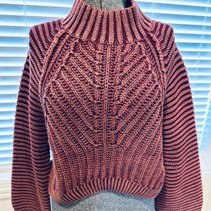 Free People Cropped Sweater | Size M